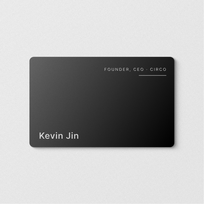 Circo Custom Metal Card