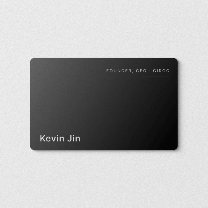 Circo Custom Metal Card