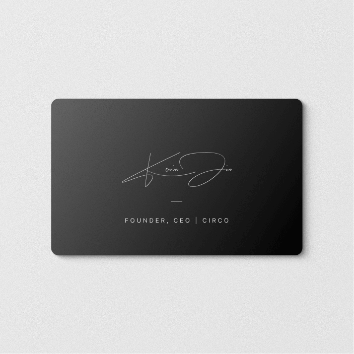 Circo Custom Metal Card